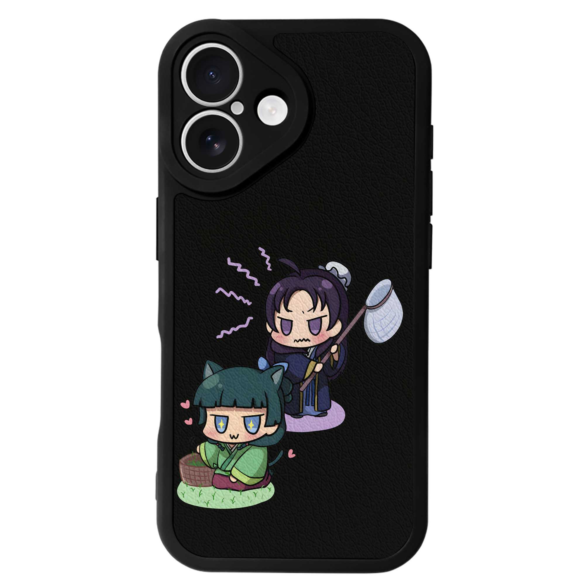 （画像用） 薬屋のひとりごと The Apothecary Diaries 【iPhone 16シリーズ対応】シリコンスマホケース（レザー調） 材質：シリコン